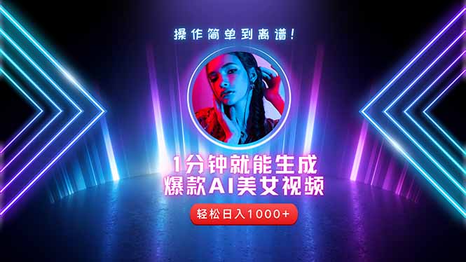 2025年最强副业：用AI做短视频，从零开始打造爆款账号！好项目网-专注分享网络创业项目落地实操课程 – 全网首发_高质量创业项目输出好项目网